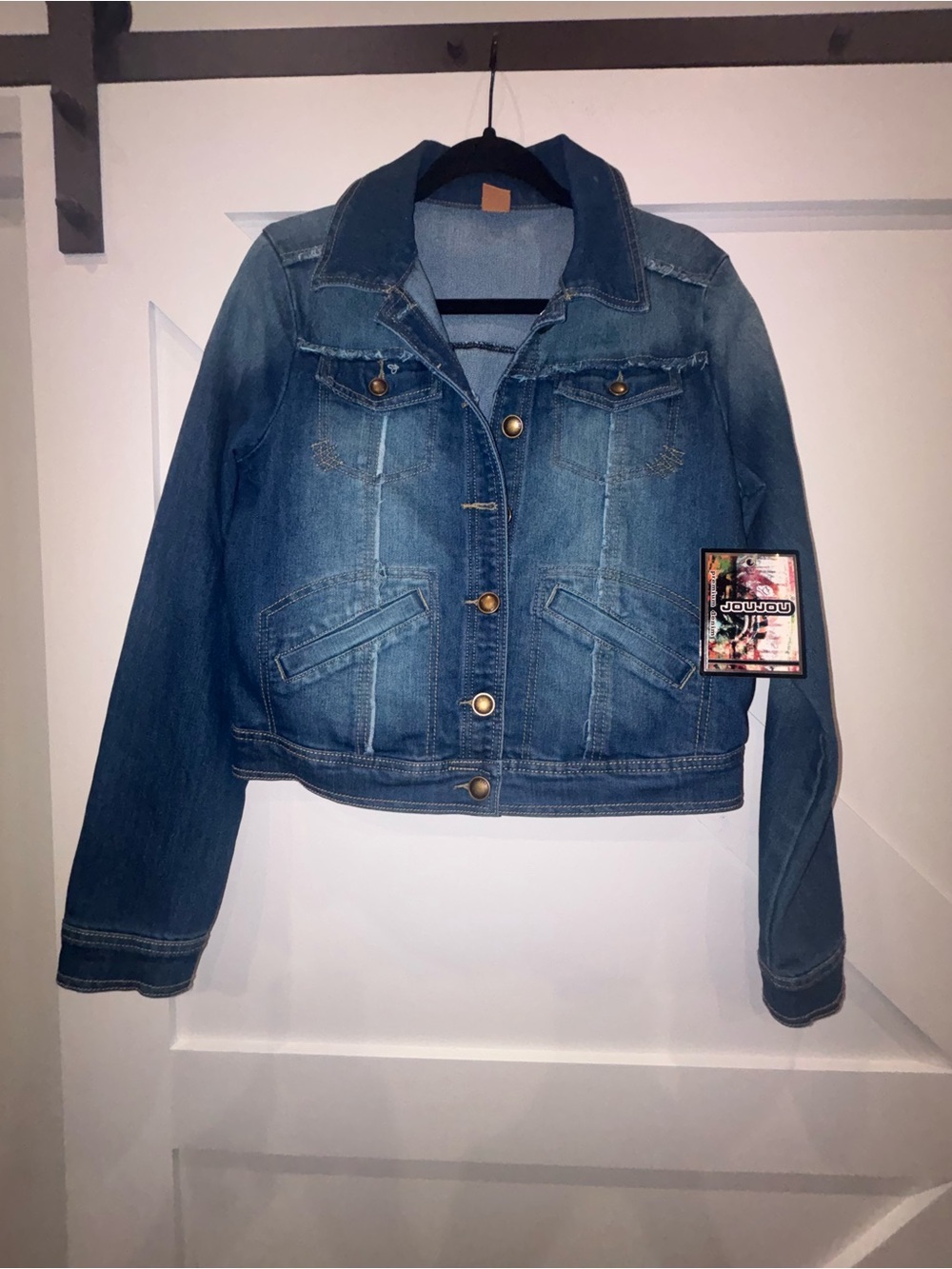 Jou Jou Medium Blue Denim Jacket - Women's